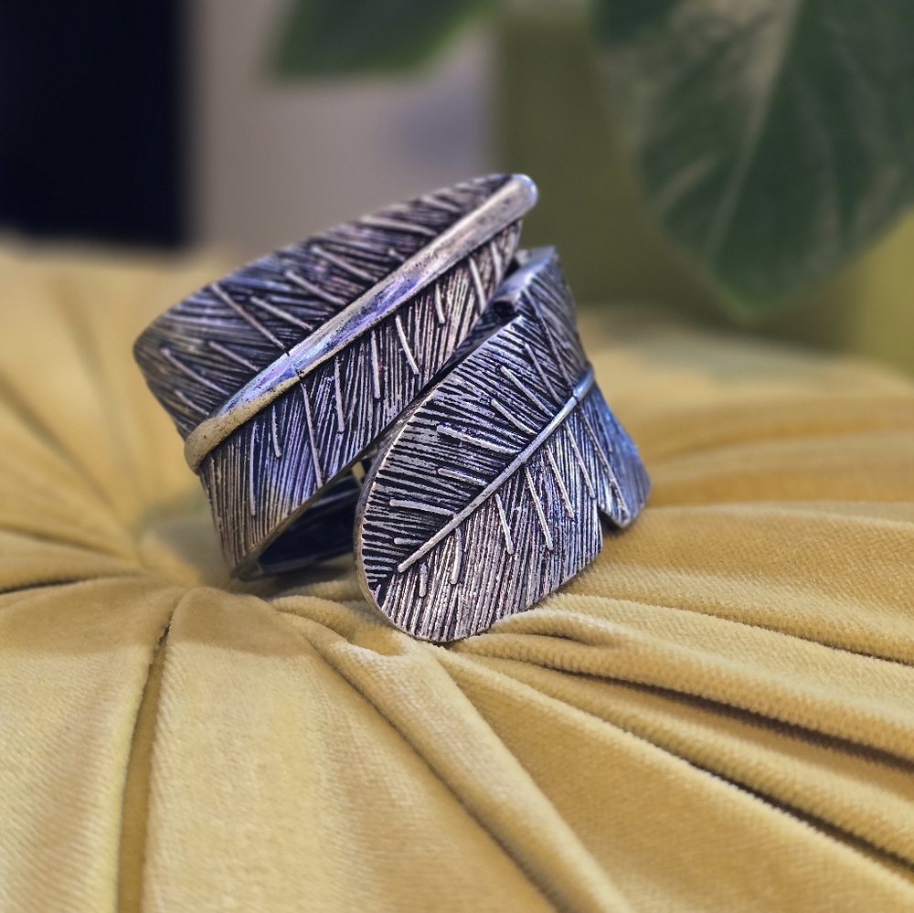 Silver Leaf Bracelet - image 2